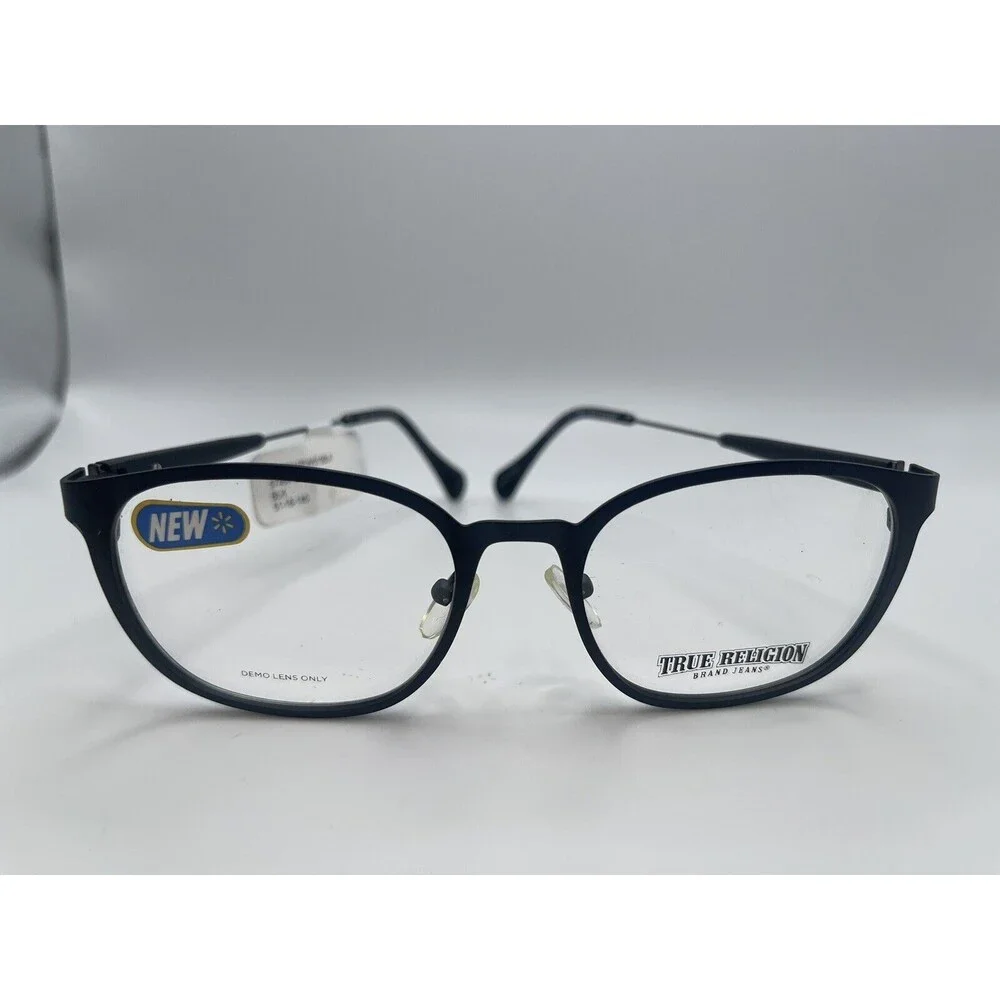 True Religion T012 Eyeglasses Frame In Black 52-18-140 New